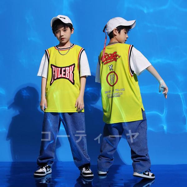 ダンス服装 体操服 JAZZ DANCE tシャツ スウェット キッズチアリーダー hiphop ヒップホップ 女の子 ステージ衣装 ダンスウェア 子供 応援団 運動会 甲子園 チアガール衣装 舞台演出服　おしゃれ　ストリート系　B系　K-...