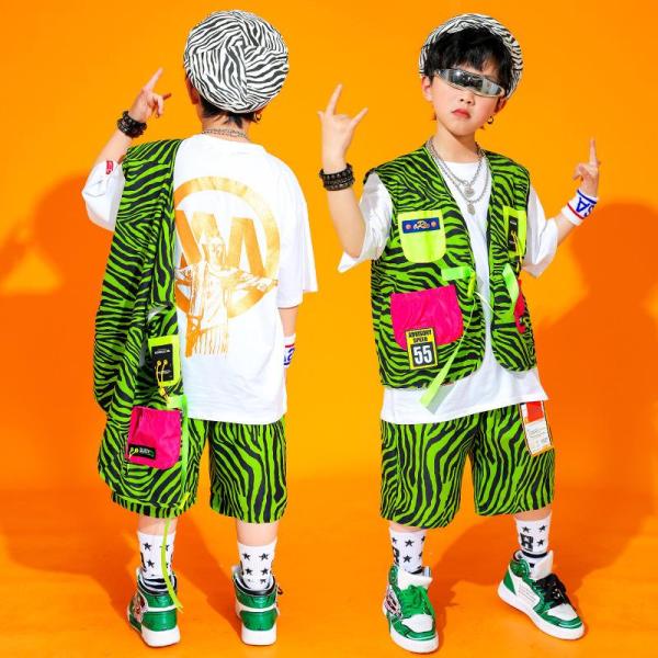 ダンス服装 体操服 JAZZ DANCE tシャツ スウェット キッズチアリーダー hiphop ヒップホップ 女の子 ステージ衣装 ダンスウェア 子供 応援団 運動会 甲子園 チアガール衣装 舞台演出服　おしゃれ　ストリート系　B系　K-...