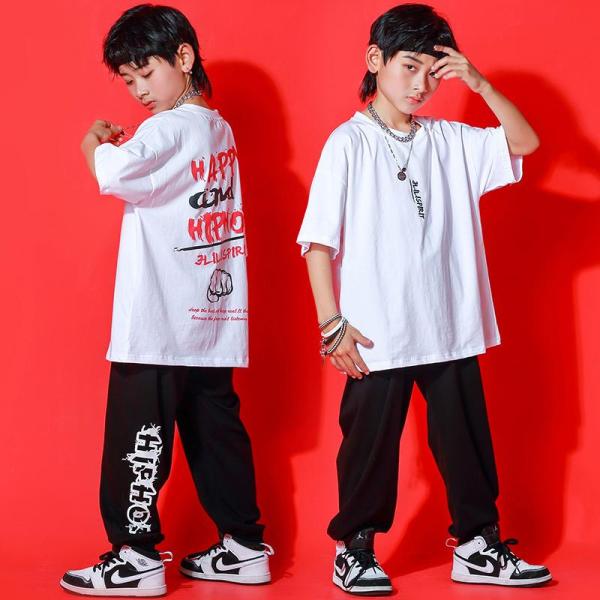 ダンス服装 体操服 JAZZ DANCE tシャツ スウェット キッズチアリーダー hiphop ヒップホップ 女の子 ステージ衣装 ダンスウェア 子供 応援団 運動会 甲子園 チアガール衣装 舞台演出服　おしゃれ　ストリート系　B系　K-...