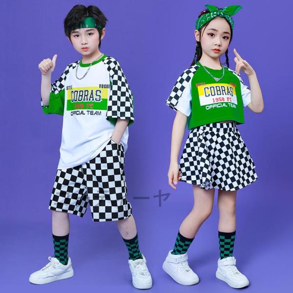 ダンス服装 体操服 JAZZ DANCE tシャツ スウェット キッズチアリーダー hiphop ヒップホップ  ステージ衣装 ダンスウェア 子供 応援団 運動会 甲子園 チアガール衣装 舞台演出服　おしゃれ　ストリート系　K-POP　韓国...