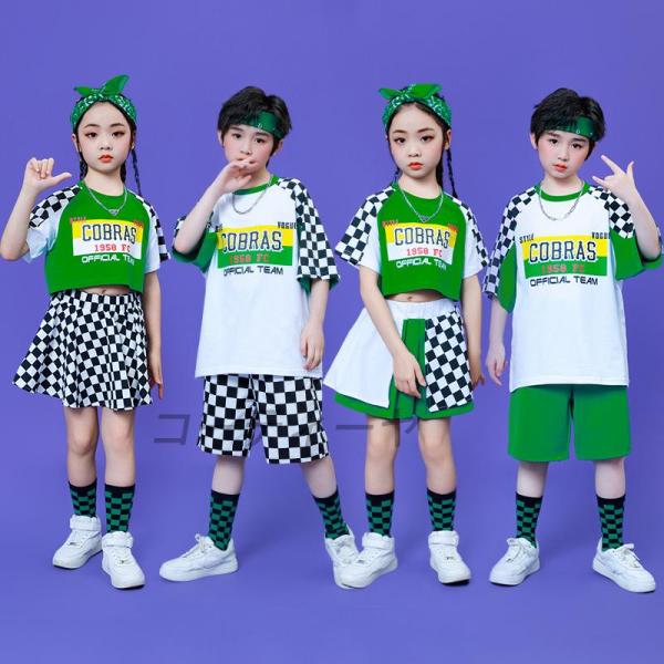 ダンス服装 体操服 JAZZ DANCE tシャツ スウェット キッズチアリーダー hiphop ヒップホップ  ステージ衣装 ダンスウェア 子供 応援団 運動会 甲子園 チアガール衣装 舞台演出服　おしゃれ　ストリート系　B系　K-POP...