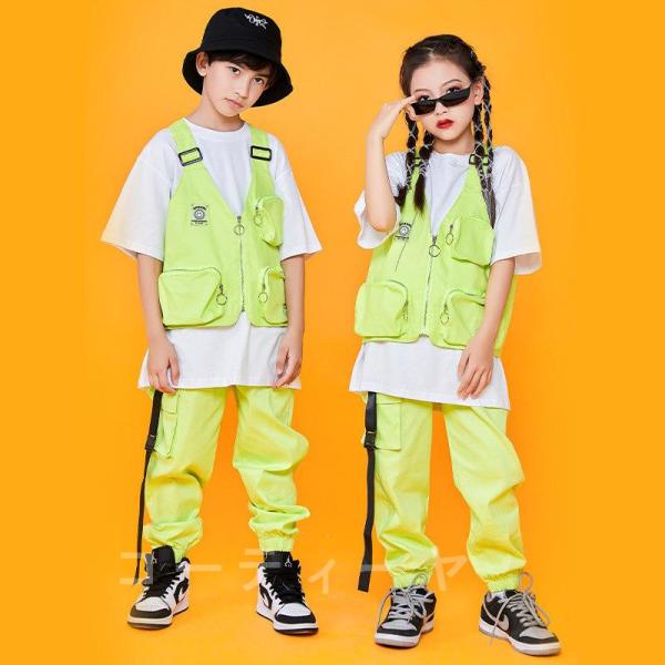ダンス服装 体操服 JAZZ DANCE tシャツ スウェット キッズチアリーダー hiphop ヒップホップ 女の子 ステージ衣装 ダンスウェア 子供 応援団 運動会 甲子園 チアガール衣装 舞台演出服　おしゃれ　ストリート系　B系　K-...