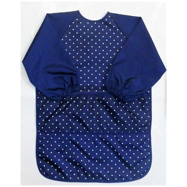 カラー＝ネイビーサイズ ＝  身長８０〜９５ｃｍ（１歳〜３歳）（丈＝５０ｃｍ（顎の下から裾迄）巾35cｍ）（袖丈＝36ｃｍネックから手首迄）素材<br> 前身 表ナイロン１００％（撥水加工）前身 裏・袖他ポリエステル１００％（撥...