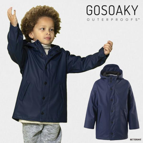GOSOAKY（ゴーソーキー） レインジャケット キッズ フード付き レイン