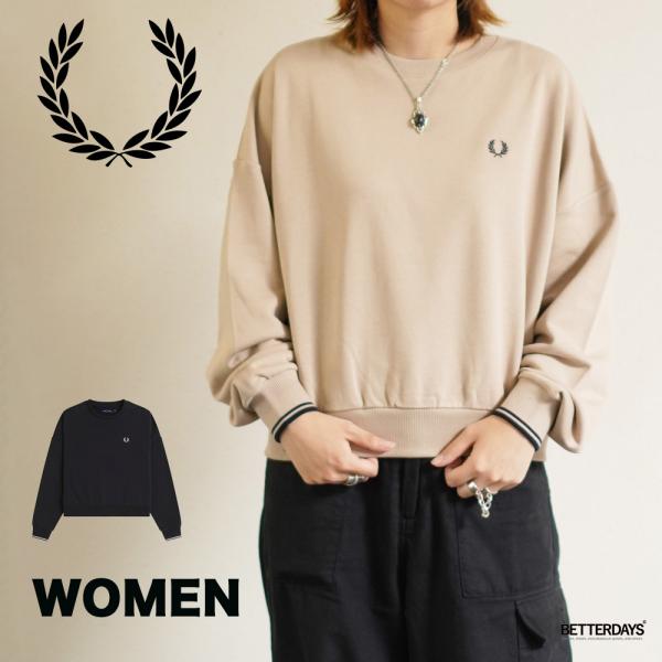 ●商品についてクラシックなコットンループバックを使用したクルーネックスウェットシャツ。ゆったりとシルエットで袖はドロップショルダー、着丈はクロップド丈になっています。デザインポイントに袖にはティップラインをあしらっています。※ボクシーフィッ...