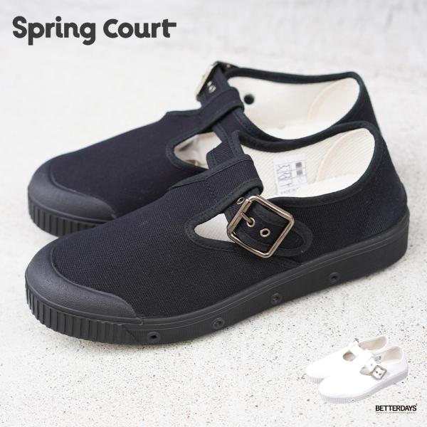 Spring Court（スプリングコート） スニーカー レディース Tストラップ