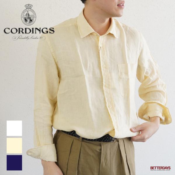 SUGAR CANE シャツ メンズ コーディングス CORDINGS VINTAGE LINEN