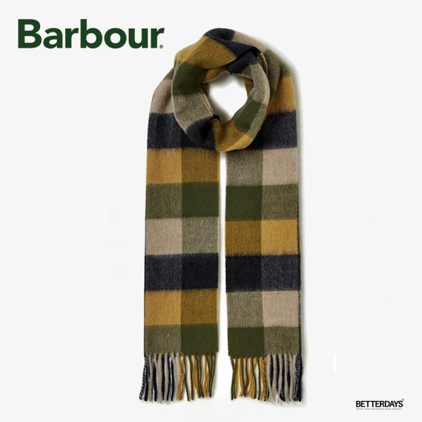 Barbour（バブアー） マフラー ユニセックス ラムズウール ブロック