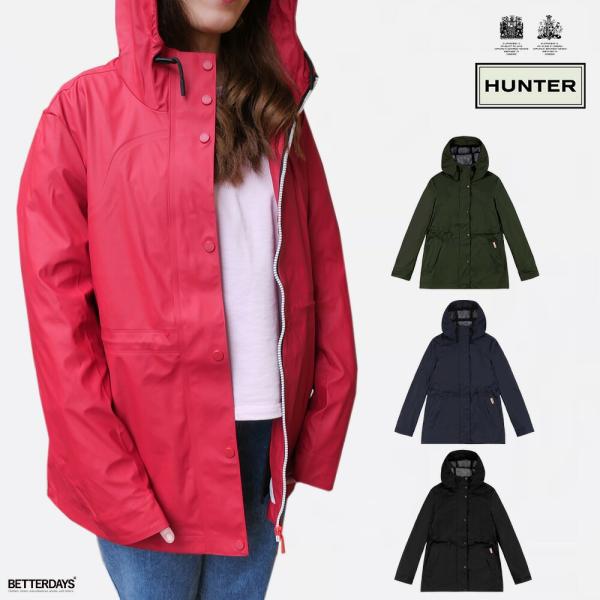 [美品] HUNTER ハンター　ダウンジャケット　赤　XS HUNTER ハンター ファーインナー マシュマロ ダウンジャケット