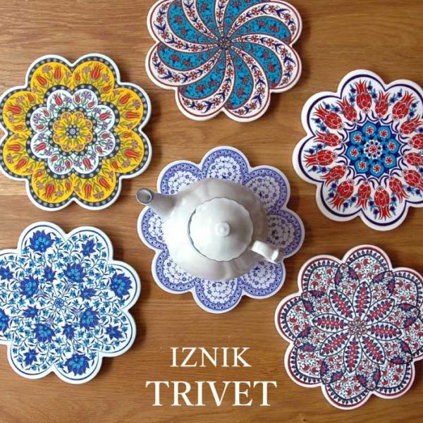 IZNIK トリベット トルコ製鍋敷き