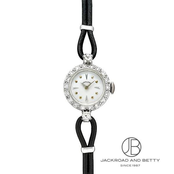 HAMILTON◇クォーツ腕時計/アナログ/レザー/SLV/BLK