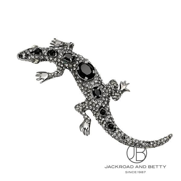ヴァレンティノ VALENTINO トカゲ モチーフ ブローチ 中古 ジュエリー ブランドジュエリー