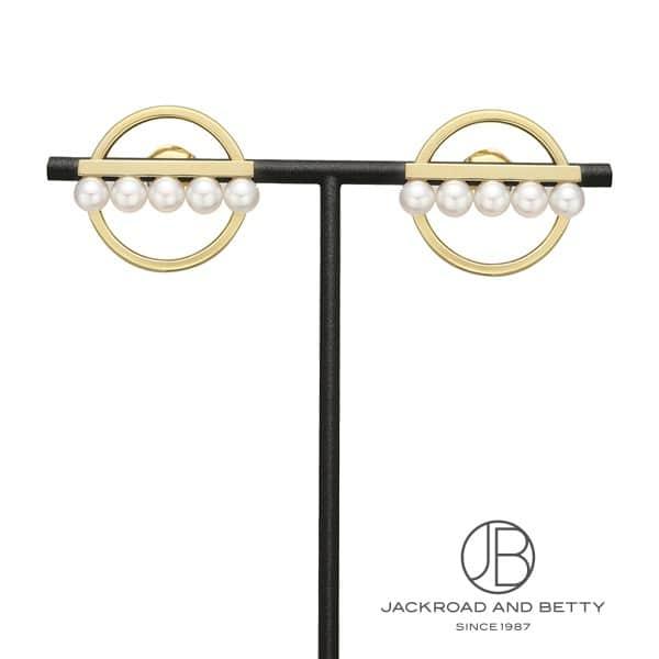 TASAKI タサキ バランス ディヴァイン イヤリング E-4140-18KYG 中古  