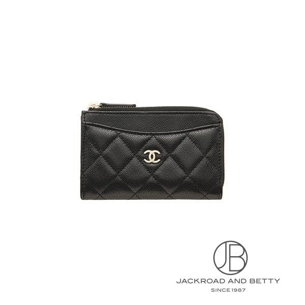 CHANEL シャネル クラシック ジップ カードケース ブラック 黒 AP3179 