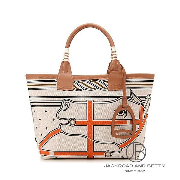 エルメス HERMES スティープル25 カドリージュ ゴールド ブラウン  