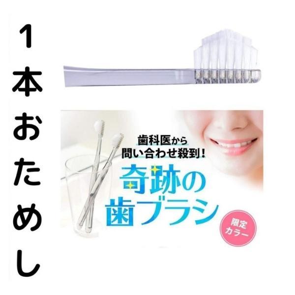 ＊＊「磨いている」と「磨けている」は大違い＊＊「磨けている」と虫歯の予防ができます。奇跡の歯ブラシは、磨き残しが少なくなるハブラシ。歯の隙間に物が詰まる方、歯並びが悪い方、お子様にもお使い頂けます。毎日のケアで磨けている状態をキープすること...