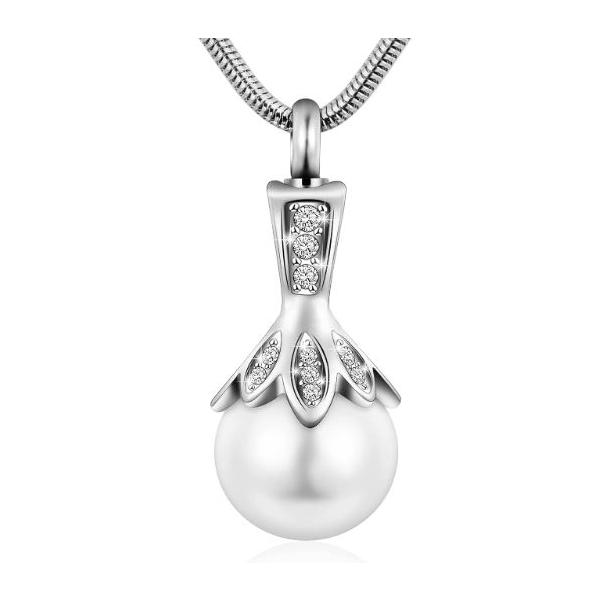 ★旅立った故人やペット（犬、猫など）の遺骨、遺毛、遺髪を納めることができます。突然のお別れやペットロスなどどんな時も共にしてきた相棒を失った悲しみは計り知れないことと思います。。きっと、いつもあなたの事を見守ってくれています。このネックレス...