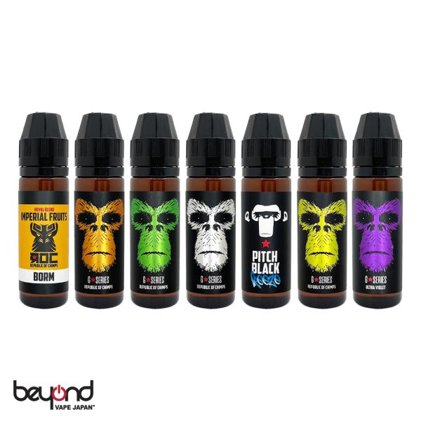 【ROC】Royal Black 全7種［50ml］アニス メンソール マンゴー オレンジ ライム 桃 ピーチ 紅茶 マスカット 葡萄 ぶどう ベイプ 電子タバコ リキッド