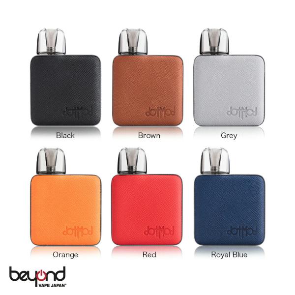 【DotMod】dotPod Nano［PODタイプ］800mAh メッシュコイルPOD 合皮デザイン ドットモッド ドットポッド ナノ メッシュコイルPOD 電子タバコ デバイス 本体 VAPE