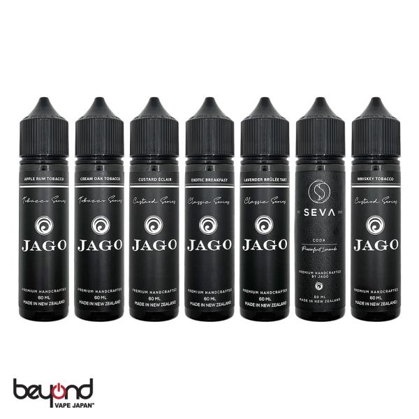 【JAGO VAPOUR】全7種 [60ml] ニュージーランド シェフが調香 ラム りんご バニラ 煙草 エクレア カスタード ラベンダー ウイスキー リキッド ジャゴ