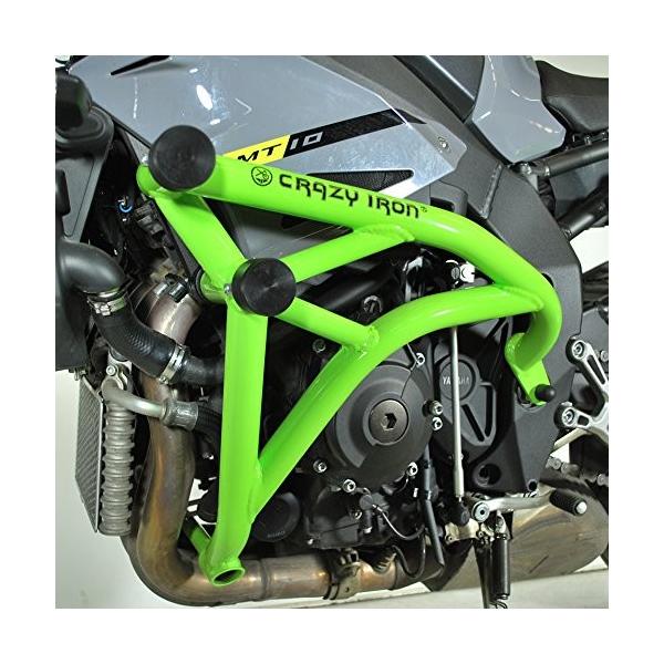 エンジンガード MT-10 FZ-10 2016-2021 クラッシュバー スライダー