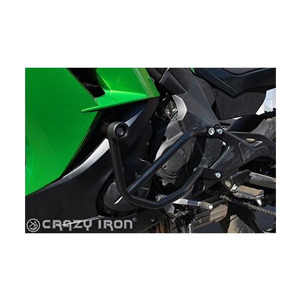 JTL ER6F NINJA650R 2012-2016 NINJA400 2014-2017 NbVo[ GWK[h ubN CRAZY IRON [As/[J[]