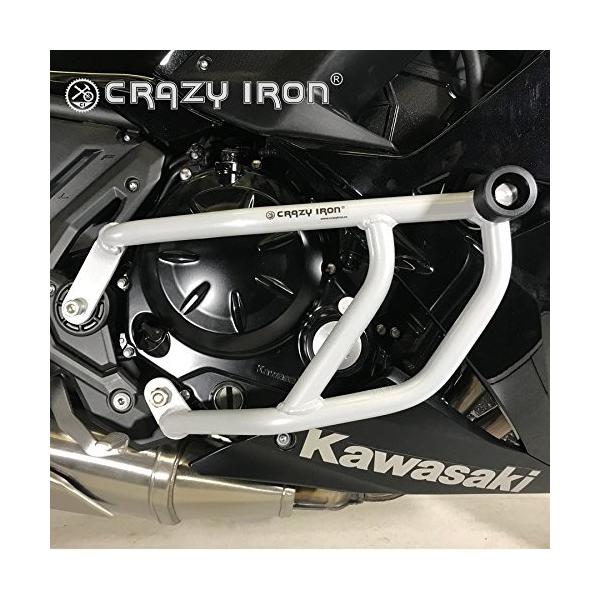 GWK[h NINJA 650 Z650 2017-2021 NbVo[ XC_[ JTL engine guard CRAZY IRON [As/[J[]