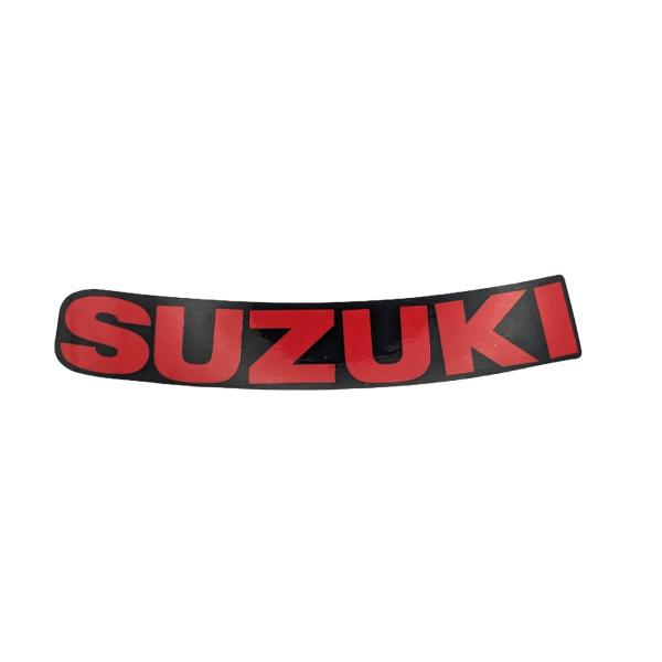 【スズキ純正品】 SUZUKI 純正ステッカー 湾曲エンブレム ロゴ 赤 長さ15.4cm 68151-23K30-GTA ST200