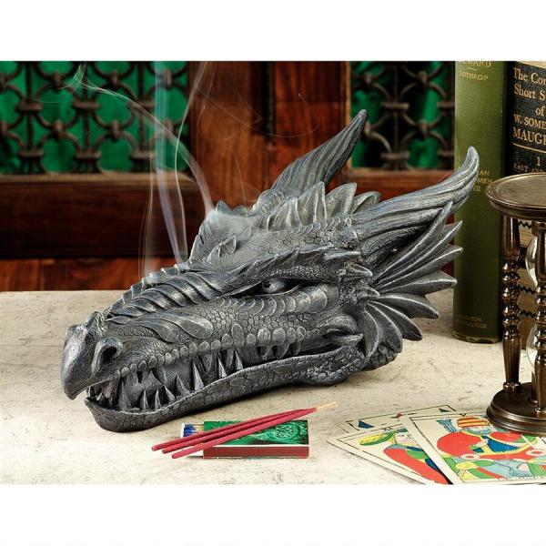 アウトレット ドラゴン お香立て インセンスホルダー 龍 オブジェ