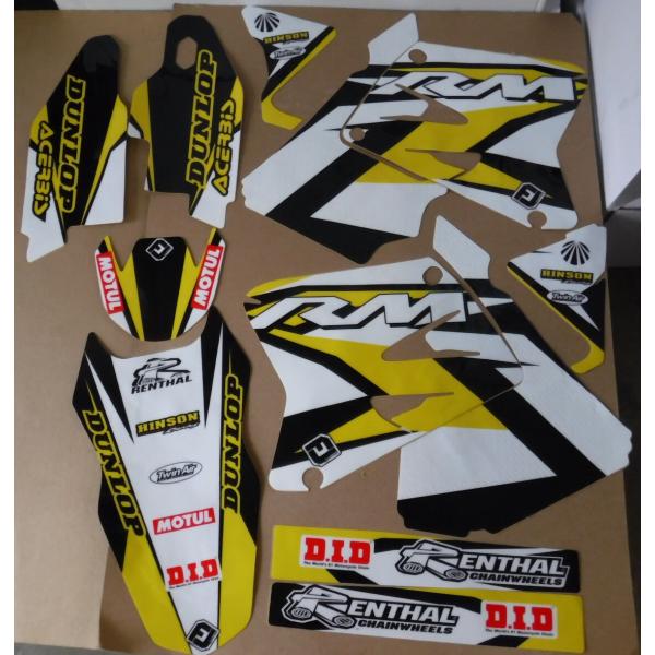 おまけ付　限定　JJJ (FLA$HBACKS) / GGG ステッカー付 スズキ RM125 RM250 2001-2008 グラフィック ステッカー