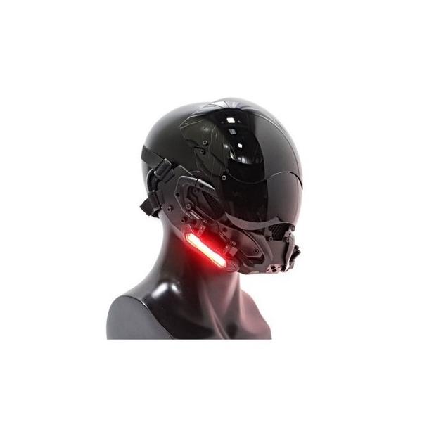 Cyberpunk サイバーパンク LEDライト フルフェイス ヘッドギア