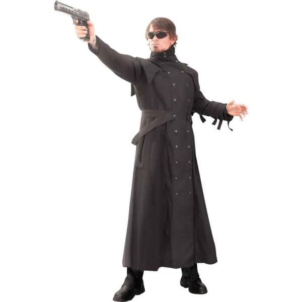 エスメラルダ　仮装　衣装　コート有 ブラックダスターコート 黒 コットンデニム製 各種サイズ コスプレ