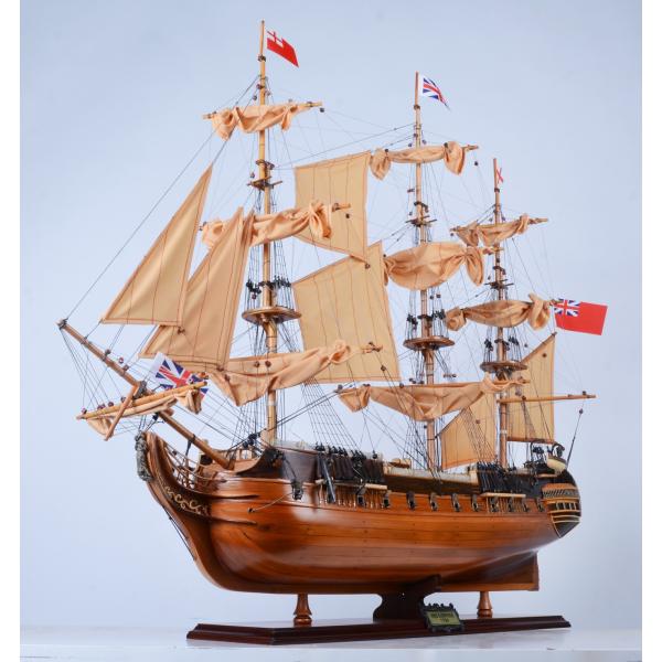 帆船模型 完成品 木製 HMS サプライズ号 Surprise 英国帆船モデル