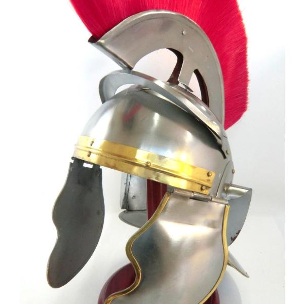 古代ローマ 18ゲージスチール 馬毛飾り付きオフィサーヘルム 兜 西洋 鎧 甲冑 ヨーロッパ 中世 Buyee Servis Zakupok Tretim Licom Buyee Pokupajte V Yaponii
