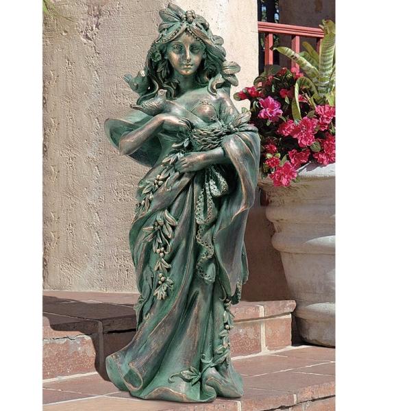 ガーデンファニチャー女神像、ガーデン女神、ガーデンエンジェル、女神像、ポリレンジ 楽天市場】【送料無料】ガーデニング雑貨 ストーン製 女神像