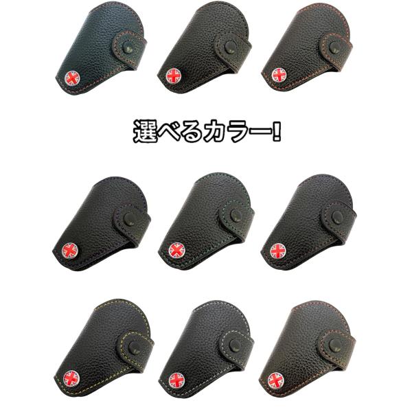 Dy キー カバー ケース MINI 黄 ユニオンジャック レザー ミニ 鍵 Key クーパー S JCW ワン R61 ペースマン R60 クロスオーバー