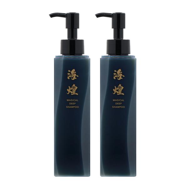 スカルプ シャンプー 海煌MAGICAL DEEP SHAMPOO ２本セット フコイダン プロテオグリカン