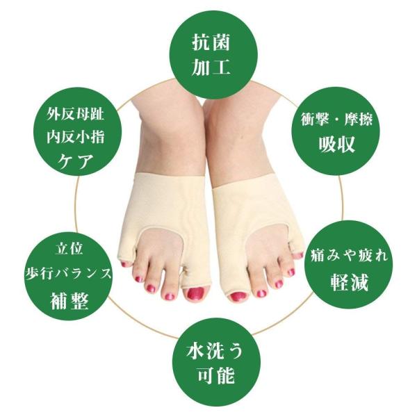 外反母趾 内反小趾 サポーター シルク 外反母趾 小指サポーター 矯正 薄手 抗菌 防臭 蒸れない 足指広げる 親指 小指 曲がり 対策グッズ美脚 姿勢改善 Buyee Buyee Japanese Proxy Service Buy From Japan Bot Online