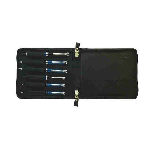 Pelikan TGX-6 レザーケース 6本用 ブラック Leather Cases ペリカン