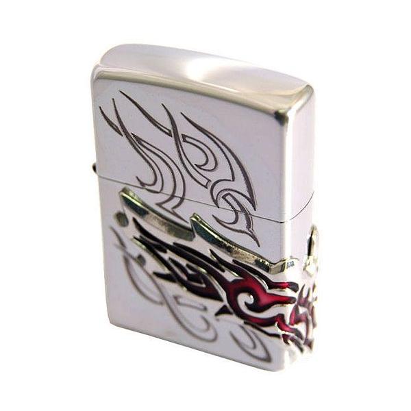 zippo ジッポー 20LOWI-SV ロストウィング ライター ブラックニッケル/メタル貼り zippoレギュラー(名入れ不可商品)