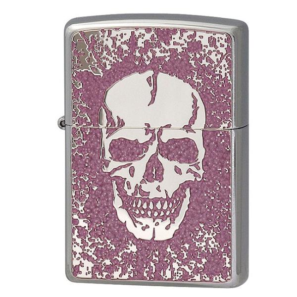 zippo �W�b�| �W�b�|�[ 2MPP-Skull WN&amp;Paint �s���N ���^���y�C���g�v���[�g �X�J�� �� �h�N��  ippo���M�����[