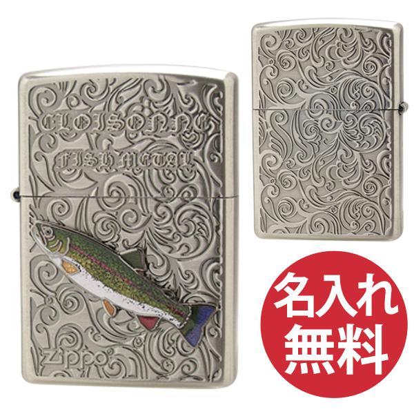zippo ジッポ ジッポー Vintage Cloisonne Fish Metal ニジマス 虹鱒 ビンテージ 本七宝 フィッシュメタル 魚 zippoレギュラー