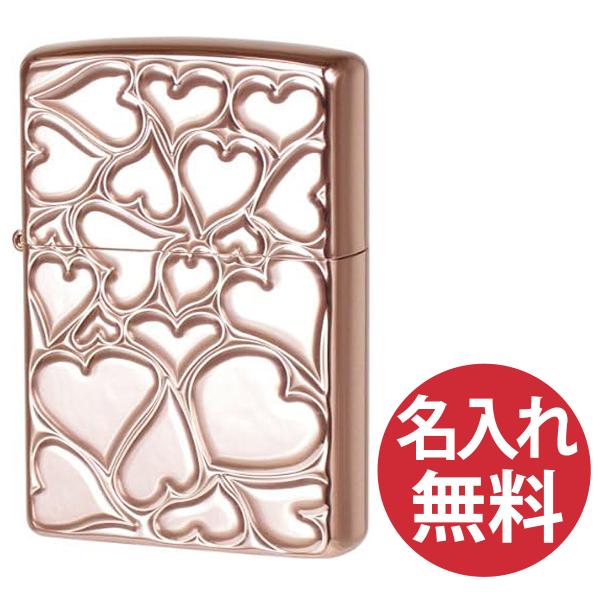 名入れ無料 zippo ジッポ ジッポー FILL LOVE (B) ローズピンク Rose Pink ハート