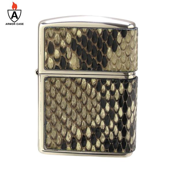 zippo ジッポ ジッポー LCN-パイソン 3面本革巻き アーマーケース 【名入れ不可商品】