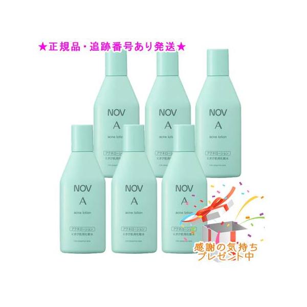 NOV ノブ A アクネローション 医薬部外品 100mL 6個セット プレゼント付