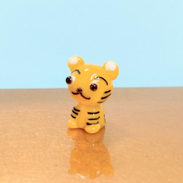 干支　寅　ガラス細工　ミニチュア ガラス細工 トラ（S) 寅 ミニチュア 置物 雑貨 十二支 干支 小物