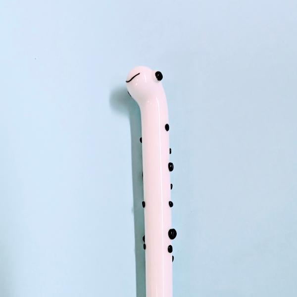 チンアナゴのガラスマドラーです。【大きさ】約長さ１７０ミリ＊商品は一つ一つ手造りのため大きさや色合いなどが写真と異なる場合がありますのでご了承をお願い致します。