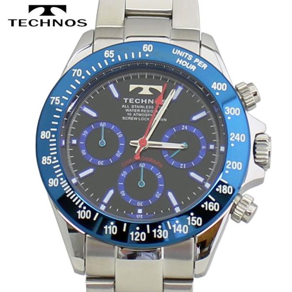 TECHNOS テクノス クロノグラフ 腕時計 メンズウォッチ メンズ腕時計 