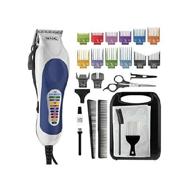 Wahl Clipper Color Pro Complete Haircutting Kit with Easy Color Coded Guide  Combs Corded Clipper for Trimming ＆ Grooming Men, Women, ＆ Children  :B00006IVEN:BICストア 通販 