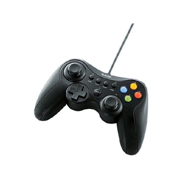 エレコム ゲームパッド USB接続 Xinput/DirectInput両対応 Xbox系12ボタン振動/連射 【ドラゴンクエストX 眠れる勇者